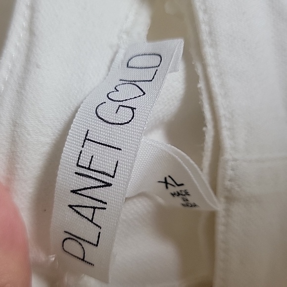 NWT white puff sleeve mini dress - Picture 10 of 12